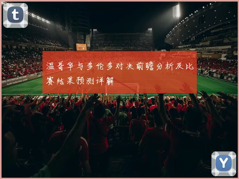 温哥华与多伦多对决前瞻分析及比赛结果预测详解